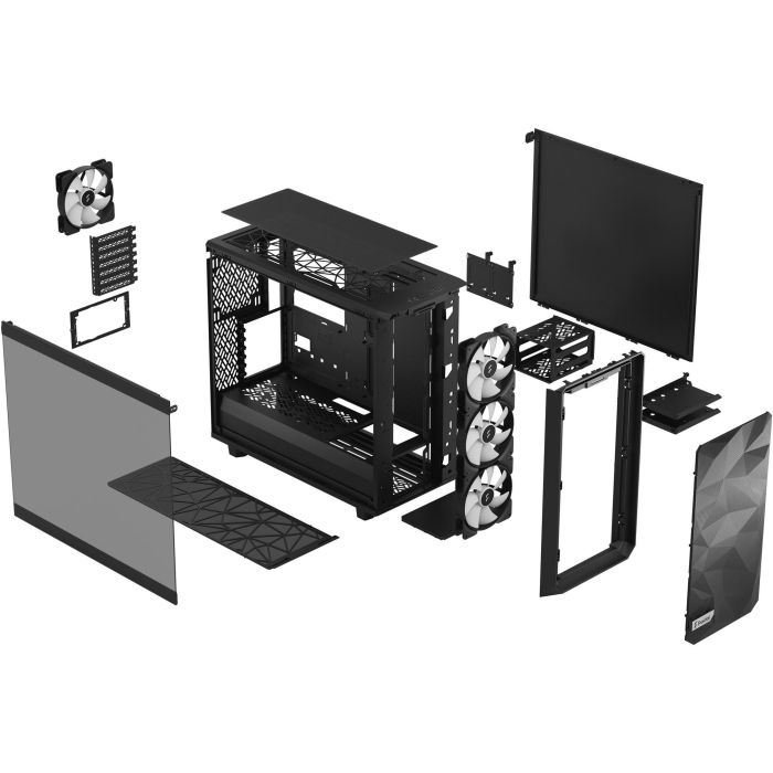 Fractal Design Meshify 2 Lite RGB Black Window Midi-Tower 7 Fractal Design Meshify 2 Lite RGB Black Window Midi-Tower 7