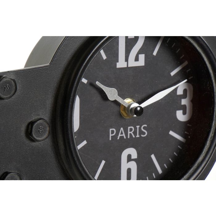 Reloj Pared Vintage DKD Home Decor Negro 6.5 x 18 x 58 cm 2 Reloj Pared Vintage DKD Home Decor Negro 6.5 x 18 x 58 cm 2