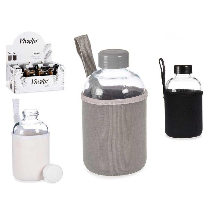Botella Cristal Neopreno 600Ml 3 Pzs Surt Col Osc Vivalto 9X17CM (24 Unidades) Botella Cristal Neopreno 600Ml 3 Pzs Surt Col Osc Vivalto 9X17CM (24 Unidades)