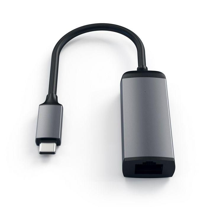 Satechi Aluminum, Type-C to Gigabit Ethernet, 10/100/1000 Mbps, space grey 1 Satechi Aluminum, Type-C to Gigabit Ethernet, 10/100/1000 Mbps, space grey 1