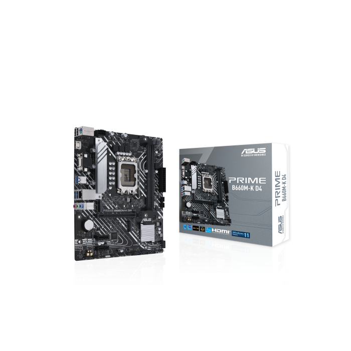 Placa Base Asus Prime B660M-K D4/ Socket 1700/ Micro ATX 1