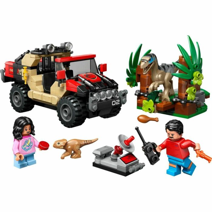 Lego Jurassic World Huida Todoterreno Y Raptor 76972 Juego 14