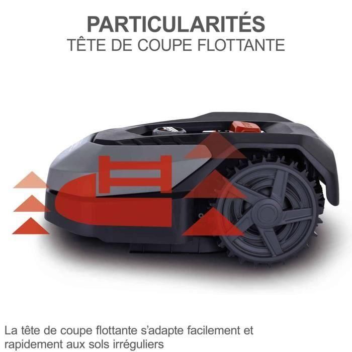 Robot cortacésped conectado Scheppach RoboCut L500 400m2 con estación de carga | Hasta 400 m² | Sensor de lluvia | Wi-Fi y Bluetooth 3 Robot cortacésped conectado Scheppach RoboCut L500 400m2 con estación de carga | Hasta 400 m² | Sensor de lluvia | Wi-Fi y Bluetooth 3