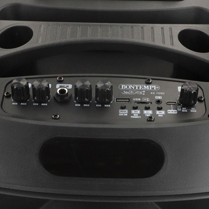 Altavoz con Micrófono Karaoke Bontempi Plástico 34 x 50 x 29 cm (2 Unidades) 2