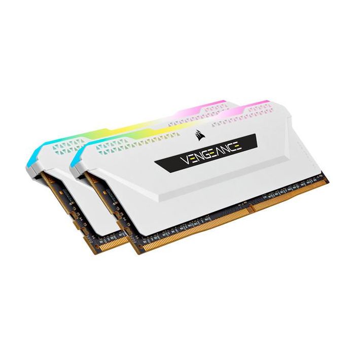 Corsair CMH16GX4M2E3200C16W Módulo de Memoria RAM 16 GB (2x8 GB) DDR4 3200 MHz CL16 0 Corsair CMH16GX4M2E3200C16W Módulo de Memoria RAM 16 GB (2x8 GB) DDR4 3200 MHz CL16 0