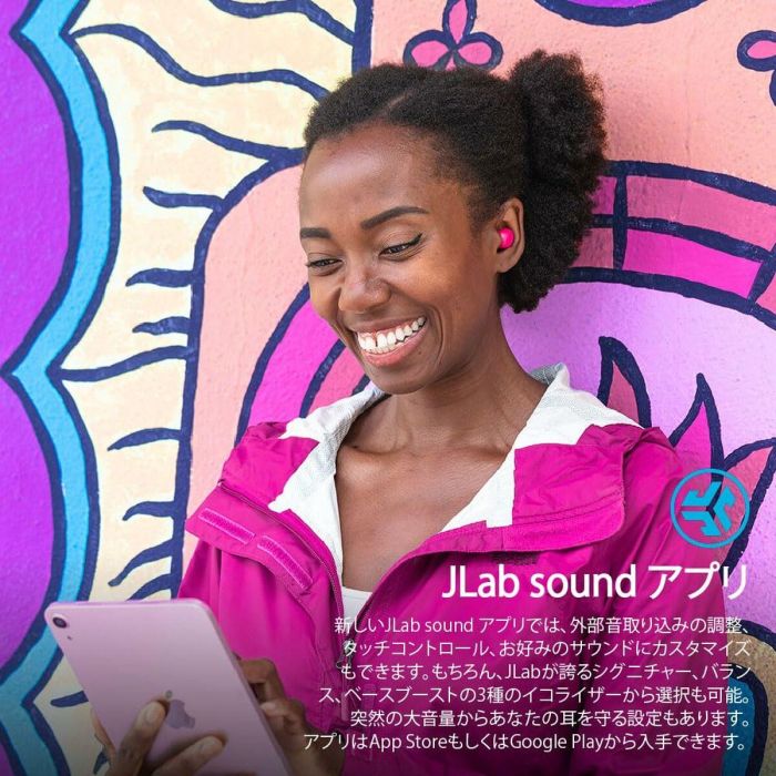 Auriculares con Micrófono JLab JBuds Mini Rosa 4 Auriculares con Micrófono JLab JBuds Mini Rosa 4