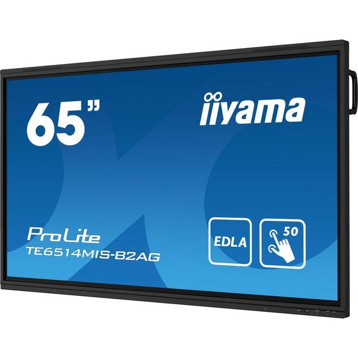 iiyama PROLITE TE6514MIS-B2AG Pantalla plana para señalización digital 165,1 cm (65") LCD Wifi 435 cd / m² 4K Ultra HD Negro Pantalla táctil Procesador incorporado Android 24/7 3 iiyama PROLITE TE6514MIS-B2AG Pantalla plana para señalización digital 165,1 cm (65") LCD Wifi 435 cd / m² 4K Ultra HD Negro Pantalla táctil Procesador incorporado Android 24/7 3