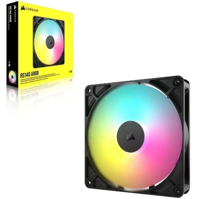 Corsair RS140 ARGB Ventilador para Carcasa del Ordenador 14 cm Negro CO-9050182-WW 2