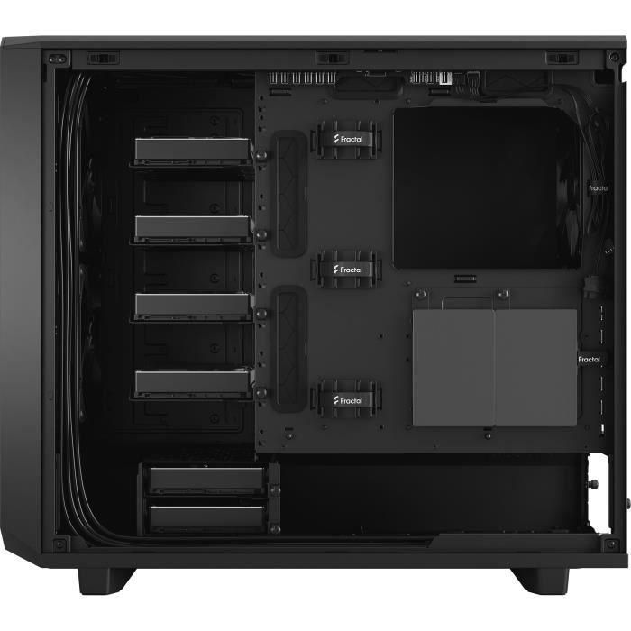 Fractal Design FD-C-MES2A-01 Meshify 2 - Carcasa PC E-ATX - Panel Sólido Negro - USB-C - Soporte Vertical GPU 3