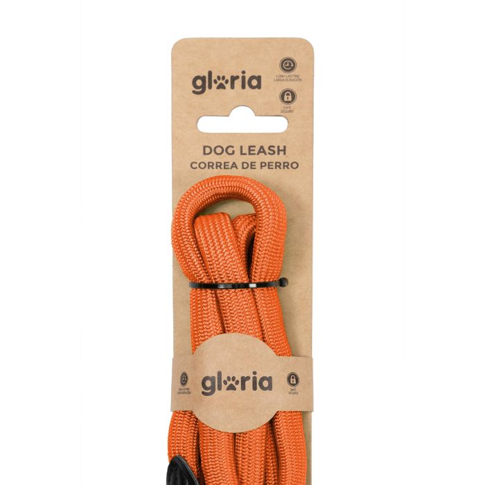Gloria Correa Perro Nylon Redondo Doble Capa Reforzada Mosquetón Retráctil 10 mm x 120 cm Naranja 1 Gloria Correa Perro Nylon Redondo Doble Capa Reforzada Mosquetón Retráctil 10 mm x 120 cm Naranja 1