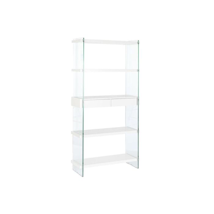 Estanteria Moderno DKD Home Decor Blanco Transparente 35 x 180 x 90 cm