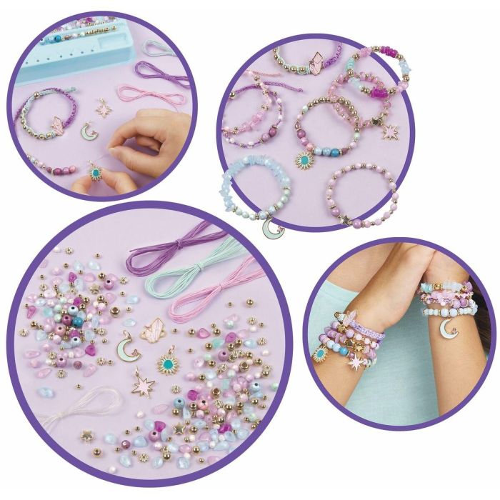 Lansay 41322 Juego de creación de joyas Make It Real Pulseras de Piedras Celestiales 1