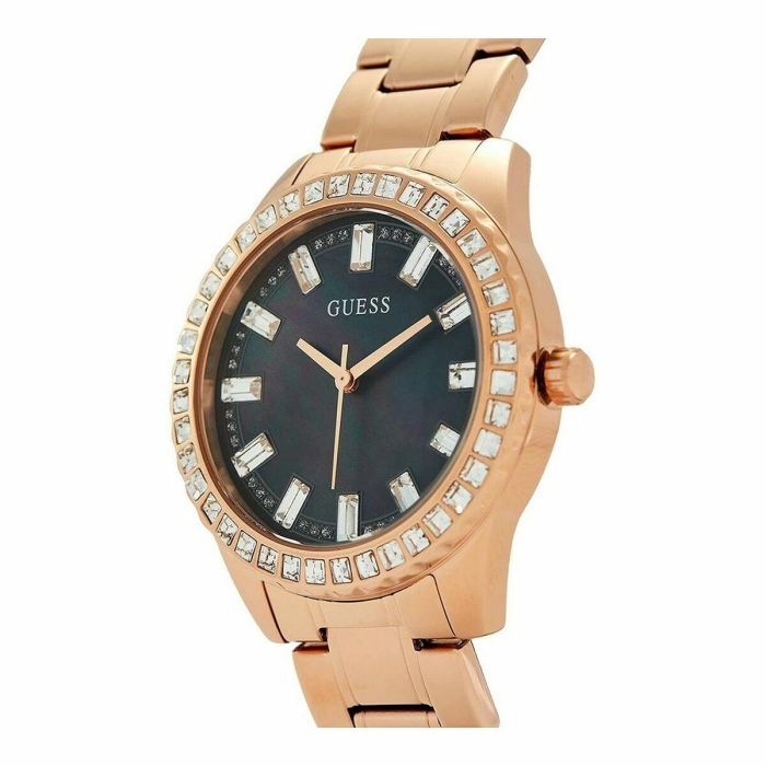 Reloj Mujer Guess GW0111L3 Negro Rosa Dorado 1 Reloj Mujer Guess GW0111L3 Negro Rosa Dorado 1