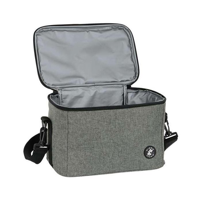 Safta Nevera Cuadrada Minnie Mouse Grey Waterproof 29x19x18cm 3
