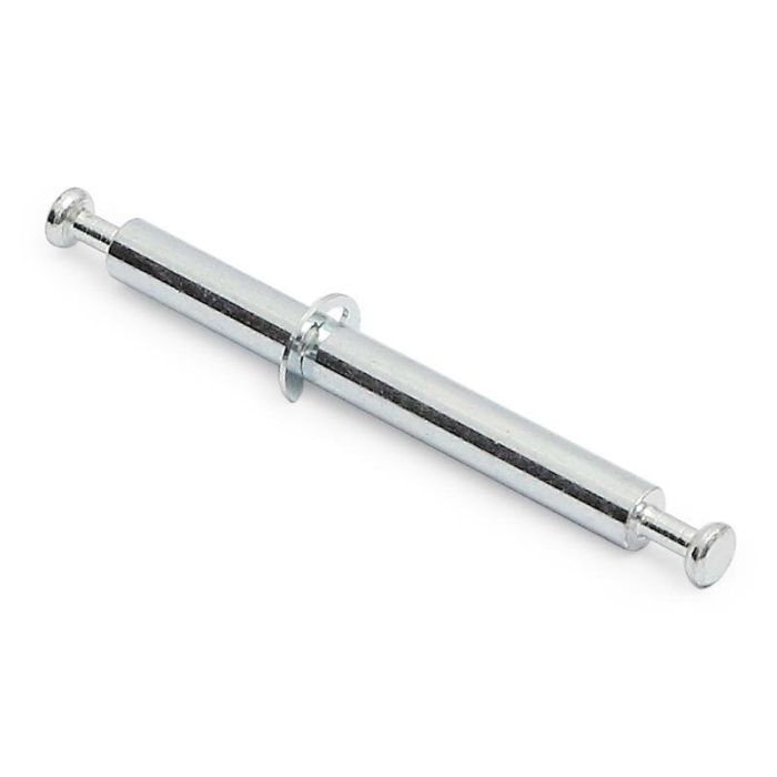DUVER 7-84 I34 Enganche Doble Zincado Con Tope, para Montaje en Costado de 16mm