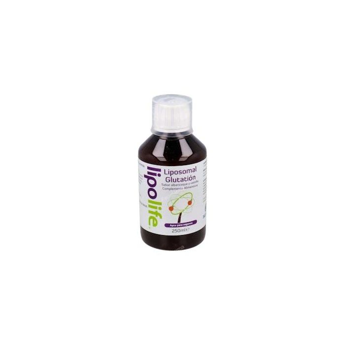 Lipolife Glutatión Liposomal Albaricoque-Vainilla 250mg Suplemento Alimenticio Vegano