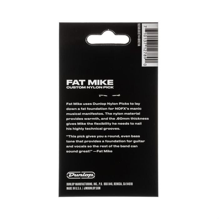 Pack 6 Púas Nylon Fat Mike - 60 Mm 4 Pack 6 Púas Nylon Fat Mike - 60 Mm 4