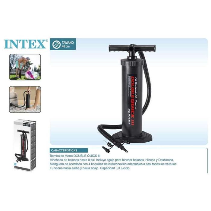 Hinchador manual double quick ii 48 cm 3 Hinchador manual double quick ii 48 cm 3
