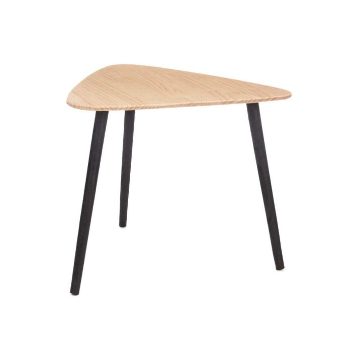 Mesa Centro Triángulo Natural Negro Giftdecor 60x48x64 cm - Madera Pino 1 Mesa Centro Triángulo Natural Negro Giftdecor 60x48x64 cm - Madera Pino 1