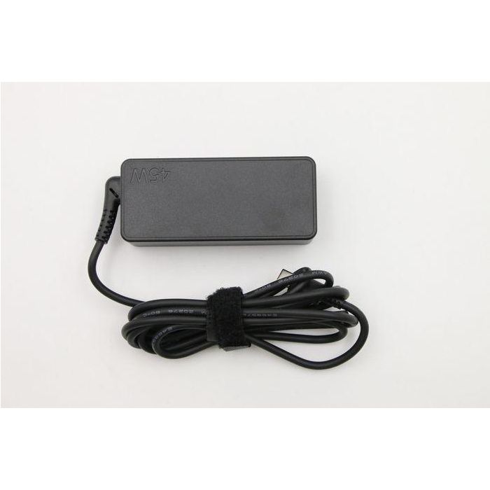 Lenovo AC adapter for Lenovo Chromebooks, 45W power output, 20V/2.25A, USB-C interface, supports Power Delivery 3.0. 1 Lenovo AC adapter for Lenovo Chromebooks, 45W power output, 20V/2.25A, USB-C interface, supports Power Delivery 3.0. 1