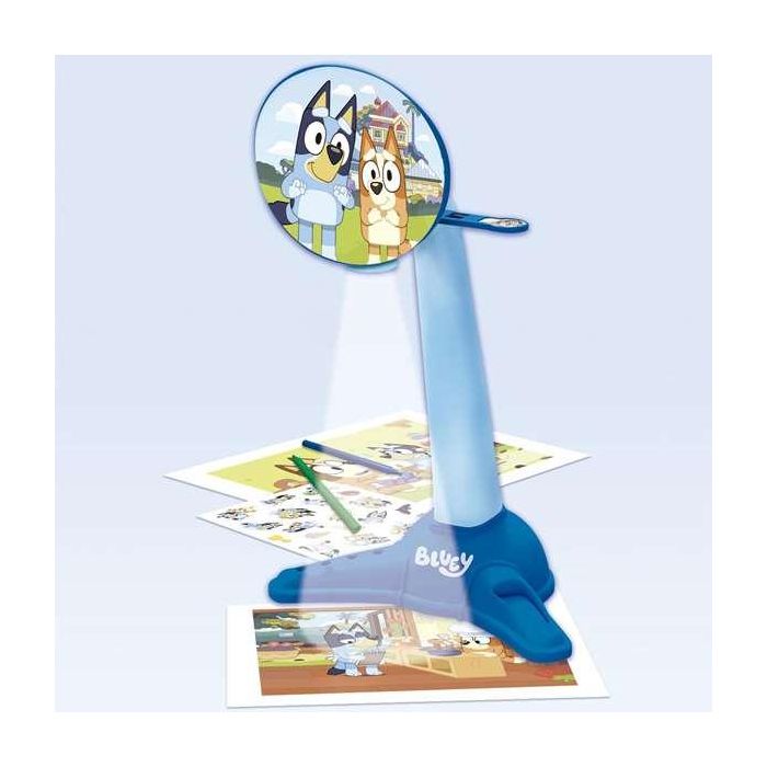 Educa Proyector Bluey con Lámpara LED, 40 Diapositivas, 4 Ceras y 1 Lápiz (5-9 Años) 2