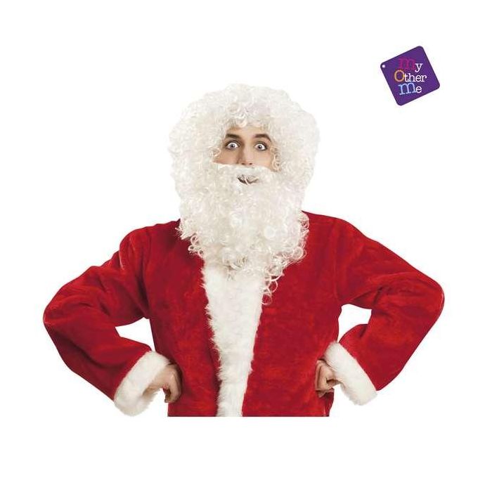 Peluca y barba papá noel adulto 195 g 4 Peluca y barba papá noel adulto 195 g 4