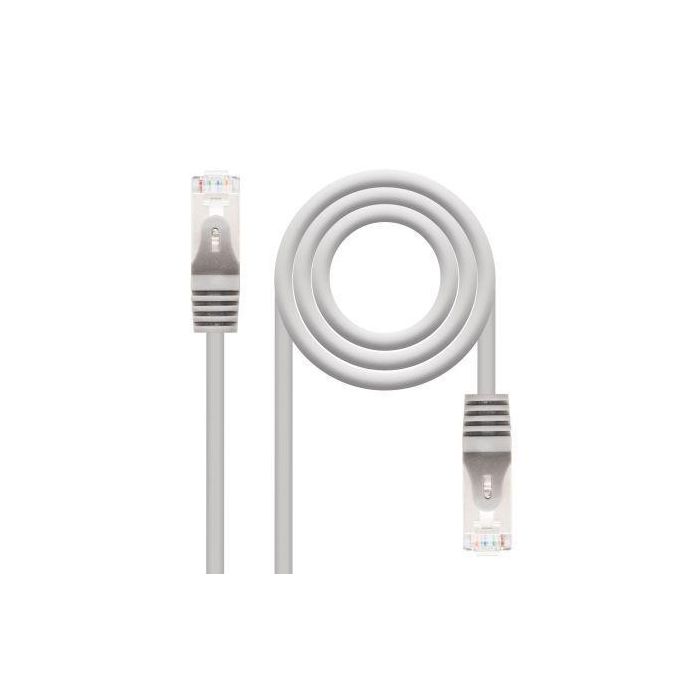Cable de Red Rígido FTP Categoría 6 NANOCABLE 10.20.0803 Gris 3 m 1
