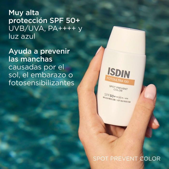 Isdin Foto Ultra 100 Protector Solar Facial Con Color Previene Las Manchas Solares Spf50+ 2 Isdin Foto Ultra 100 Protector Solar Facial Con Color Previene Las Manchas Solares Spf50+ 2