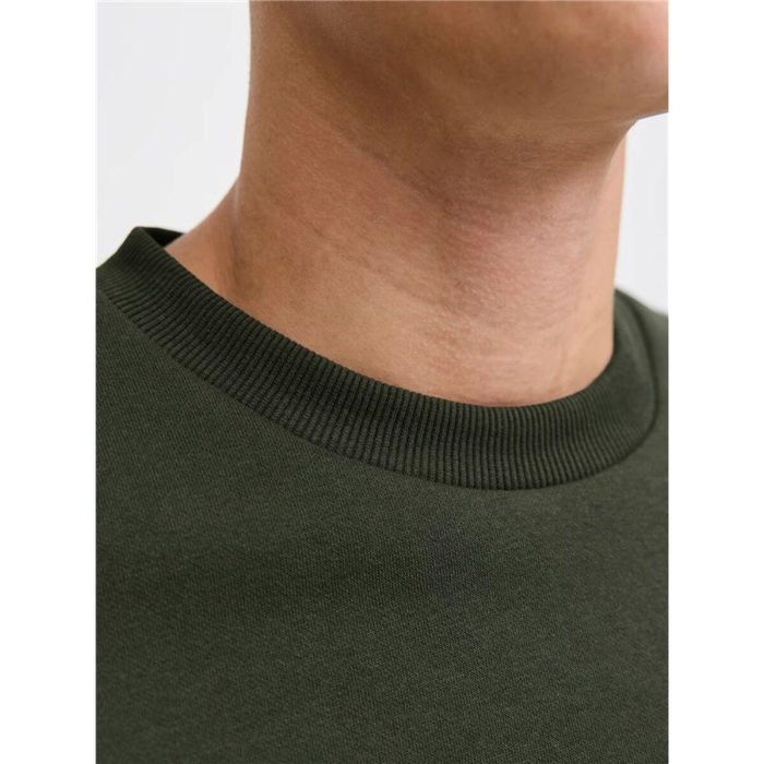 Sudadera sin Capucha Hombre Jack & Jones Jjbrandy Crew Neck Duffel Verde oscuro XS 2