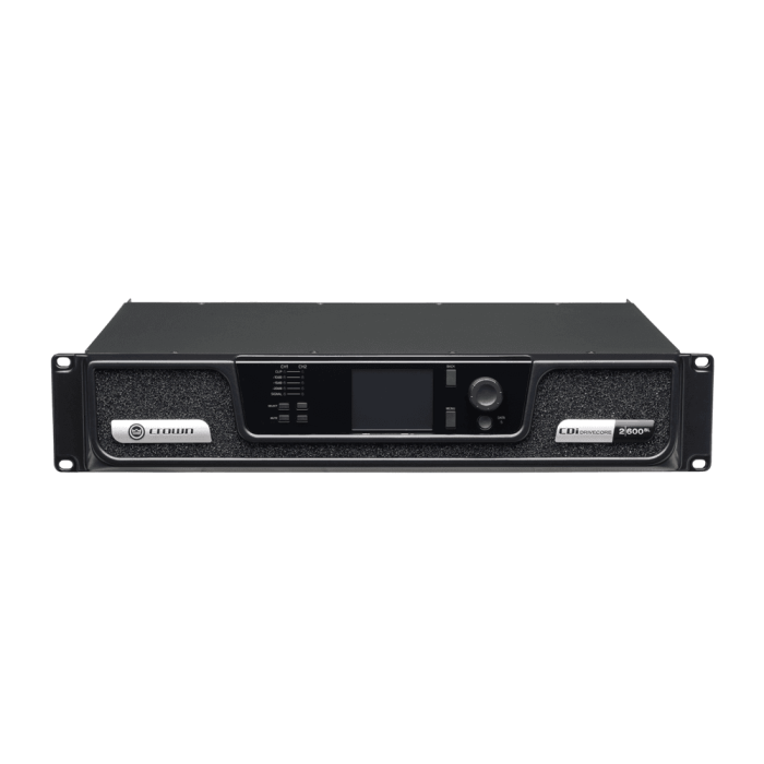 Entrada Analógica + Blu Link, 2 Canales, 600W Por Canal De Salida 1