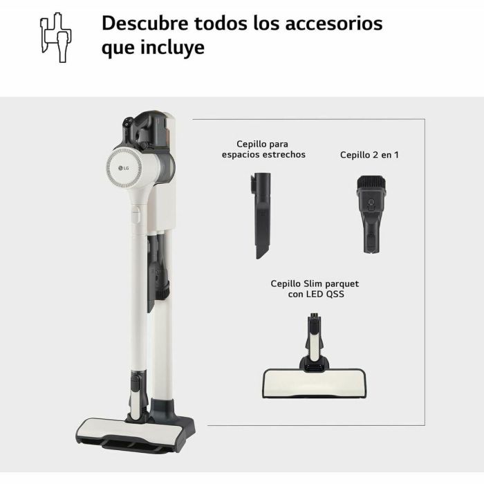 Aspirador Escoba Ciclónico Inalámbrico LG A9K-LITE1C 40 Aspirador Escoba Ciclónico Inalámbrico LG A9K-LITE1C 40