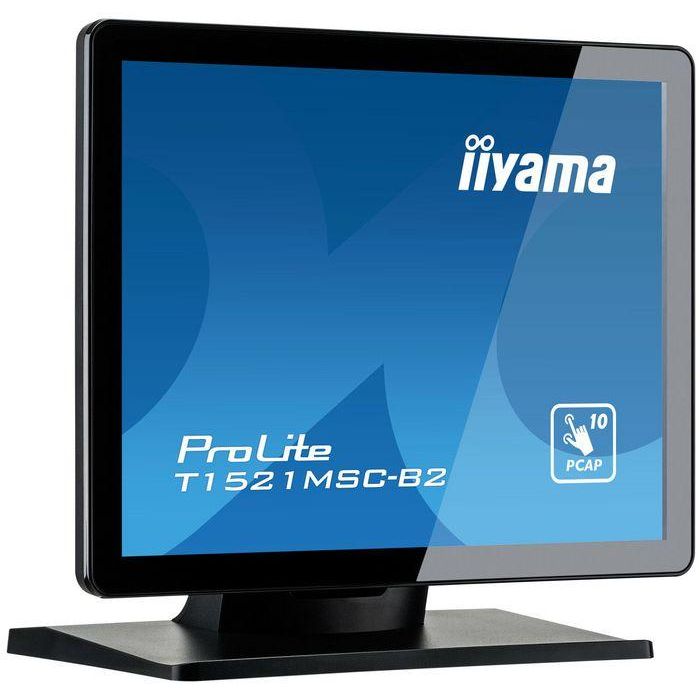 Monitor Iiyama 15" Pcap Bezel Free Front, 10P Touch, 1024X768, Speakers, Vga, Hdmi, 325Cd/M², Usb Interface, External Power Adapter, Multitouch With Supported Os (T1521MSC-B2) 2 Monitor Iiyama 15" Pcap Bezel Free Front, 10P Touch, 1024X768, Speakers, Vga, Hdmi, 325Cd/M², Usb Interface, External Power Adapter, Multitouch With Supported Os (T1521MSC-B2) 2