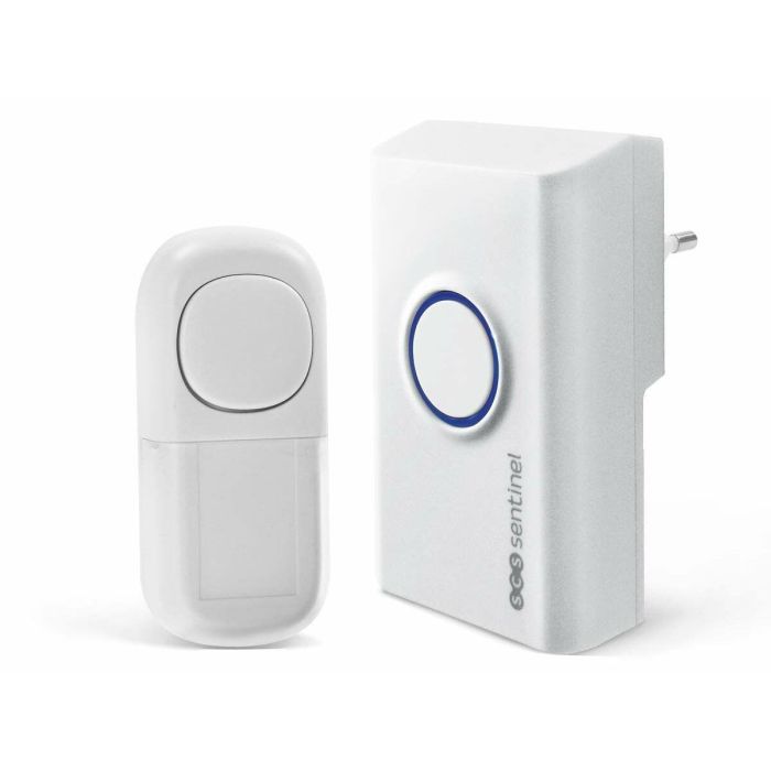 Timbre Inalámbrico con Pulsador SCS SENTINEL OneBell 80 Eco 80 m 0 Timbre Inalámbrico con Pulsador SCS SENTINEL OneBell 80 Eco 80 m 0