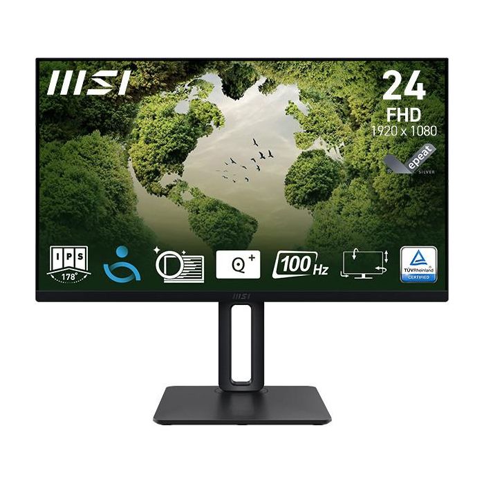 MSI PRO MP245PG Monitor 24" IPS FHD (1920x1080) HDMI/DP 4ms 100Hz Ajuste Altura Pivot 8 MSI PRO MP245PG Monitor 24" IPS FHD (1920x1080) HDMI/DP 4ms 100Hz Ajuste Altura Pivot 8