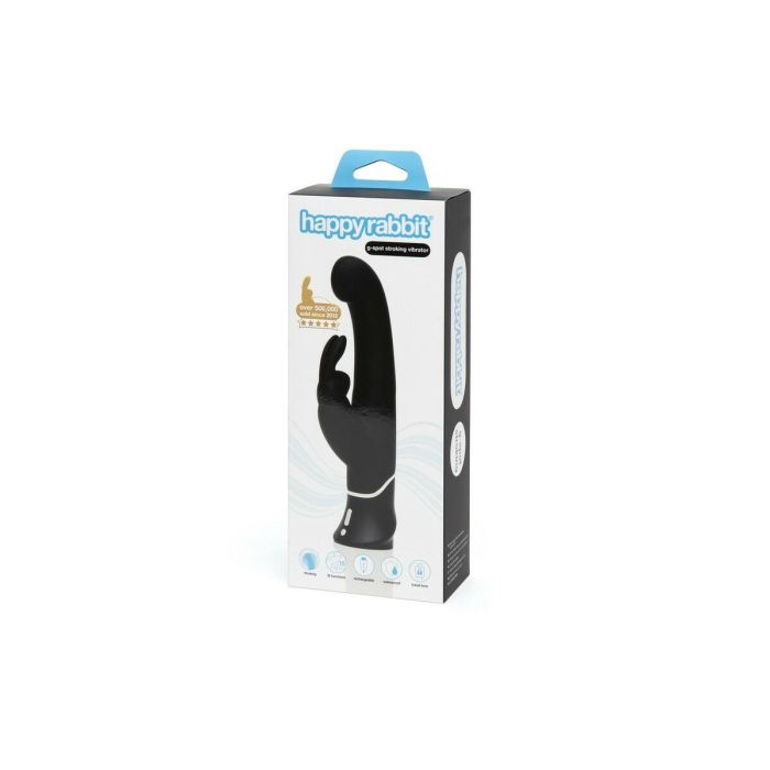 Vibrador Doble Conejito Happy Rabbit Negro 7