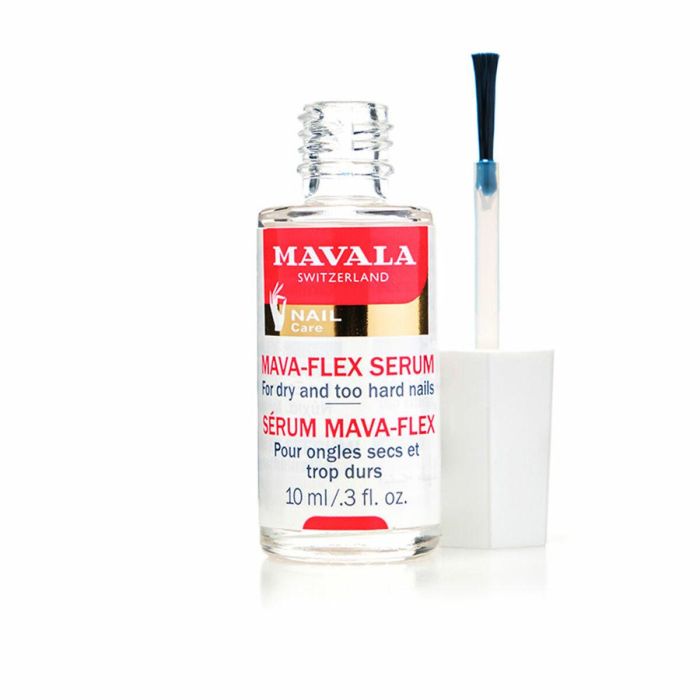 Mavala MAVA-FLEX Sérum Uñas para sequedad extrema, dureza y fragilidad. Fórmula con urea, calcio y vitamina B5. 10 ml