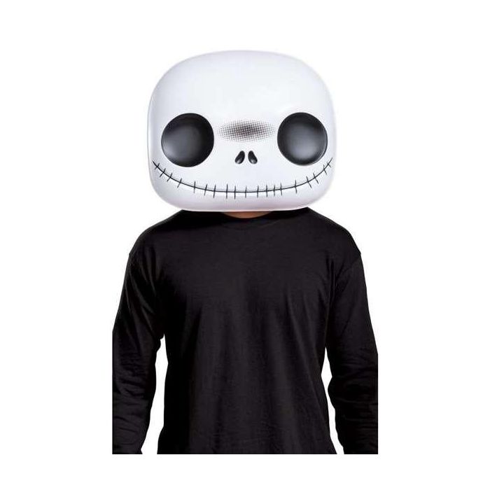 Funko Disney Pesadilla Antes de Navidad Jack Skellington Disfraz Media Máscara Infantil para Niños de 7 a 9 Años