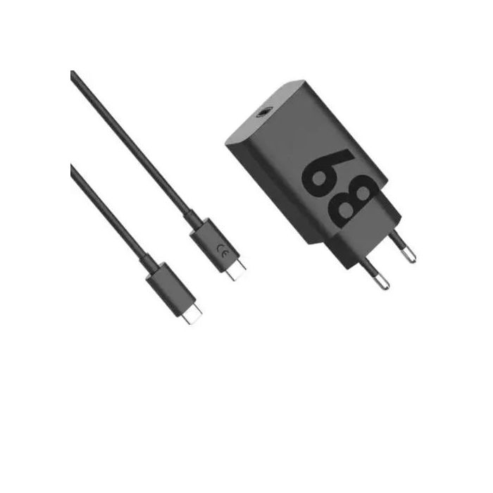 Motorola Cargador Pared USB-C Turbo Power 68W con Cable USB-C a USB-C, 1m, Negro Motorola Cargador Pared USB-C Turbo Power 68W con Cable USB-C a USB-C, 1m, Negro