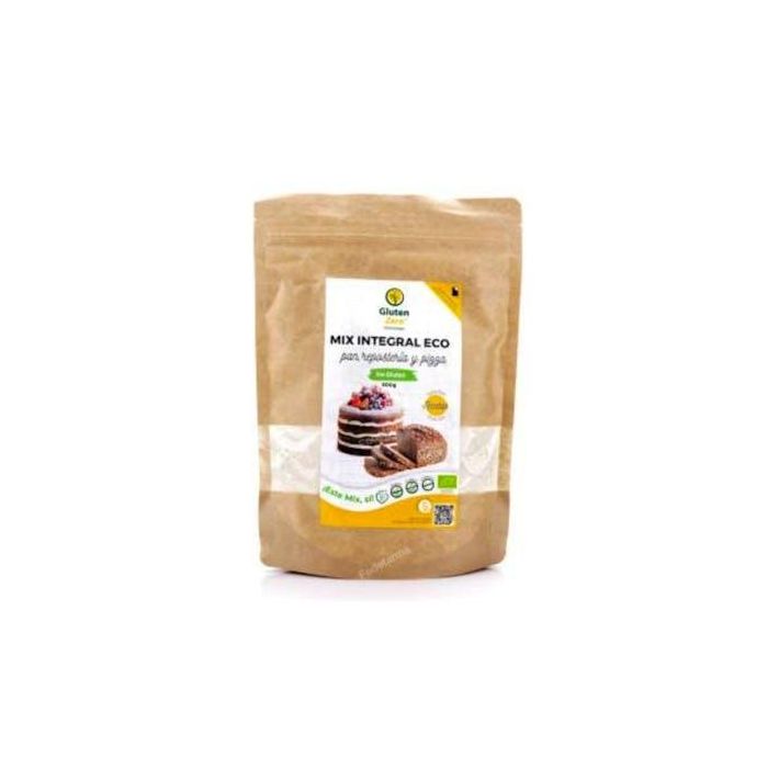 GLUTEN ZERO Mix Pan Integral 500g Sin Gluten para Repostería, Pan y Pizza