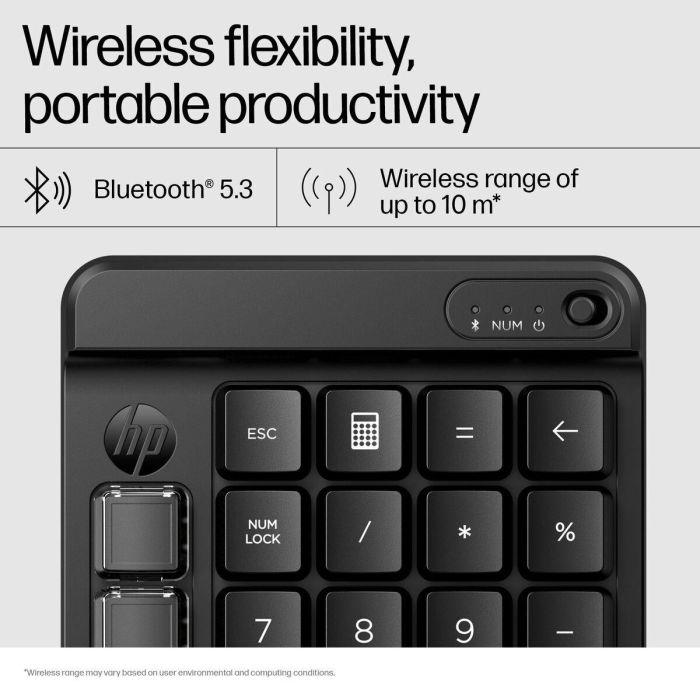 HP Teclado NUMERICO 430 programable inalambrico 18 HP Teclado NUMERICO 430 programable inalambrico 18