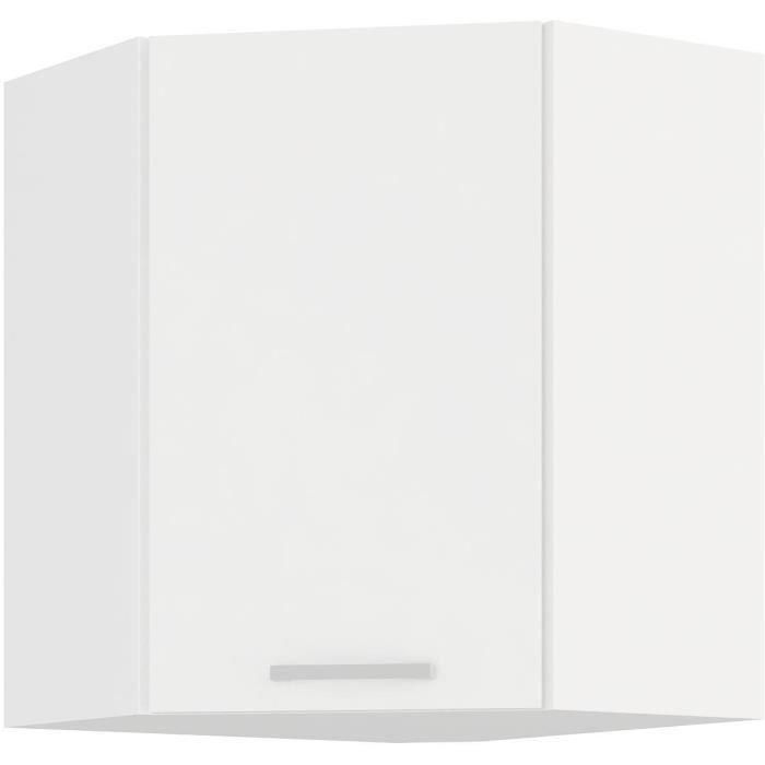 Atlas ATLAS58 Mueble esquinero alto, Decoración blanca, L58x58cm Atlas ATLAS58 Mueble esquinero alto, Decoración blanca, L58x58cm