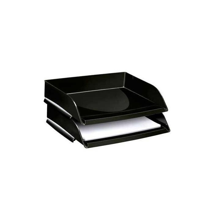 Bandeja Sobremesa Cep Plastico Apaisada Negro 351x260x69 mm