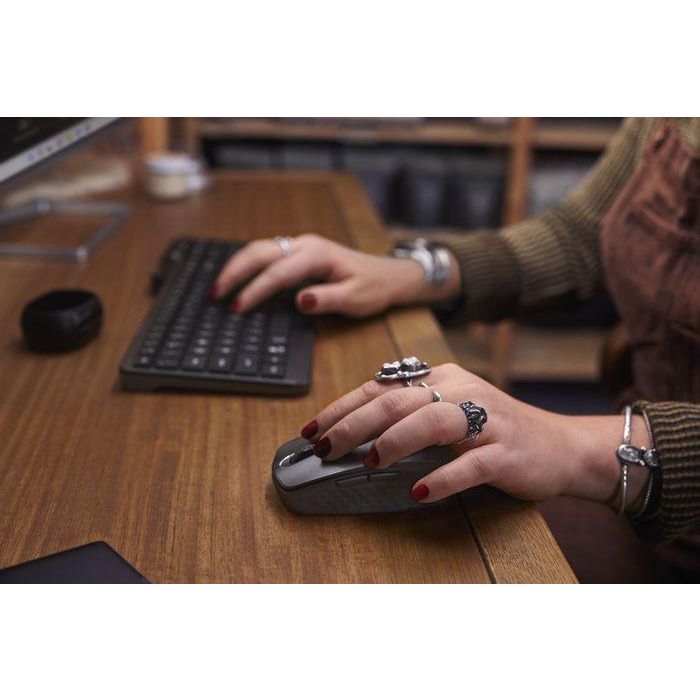 HP Wireless Bluetooth keyboard with full numpad, supports 3 devices, up to 24 months battery life, compatible with multiple OS. 12 HP Wireless Bluetooth keyboard with full numpad, supports 3 devices, up to 24 months battery life, compatible with multiple OS. 12
