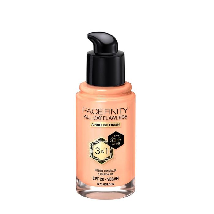 Max Factor FACEFINITY 3IN1 Primer, Concealer & Foundation #75-Golden 30 ml 1