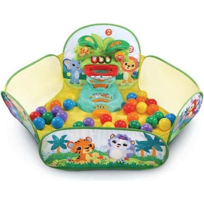 Vtech Baby Piscina de bolas interactiva P'tits Loulous con canasta que cuenta, 3 botones de aprendizaje, 30 bolas para 9-36 meses 0 Vtech Baby Piscina de bolas interactiva P'tits Loulous con canasta que cuenta, 3 botones de aprendizaje, 30 bolas para 9-36 meses 0
