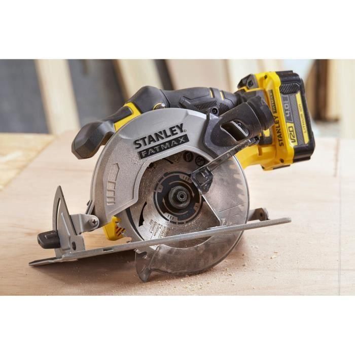 STANLEY FATMAX SFMCS500M1S-QW Sierra Circular Inalámbrica 18V, 165 mm (Eje 16 mm), 4000 rpm, Gama V20 1