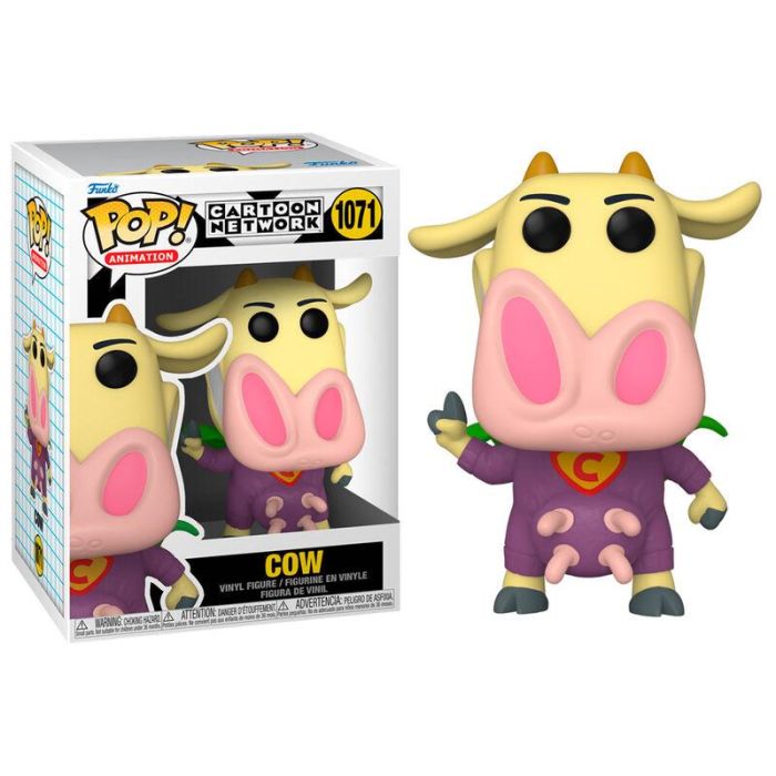 Funko Pop Super Vaca - Cow & Chicken Cartoon Network - Figura de Vinilo 9cm 0 Funko Pop Super Vaca - Cow & Chicken Cartoon Network - Figura de Vinilo 9cm 0