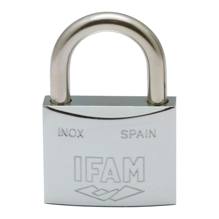 Ifam Inox 60 Candado inoxidable 60mm arco normal con 2 llaves alta resistencia