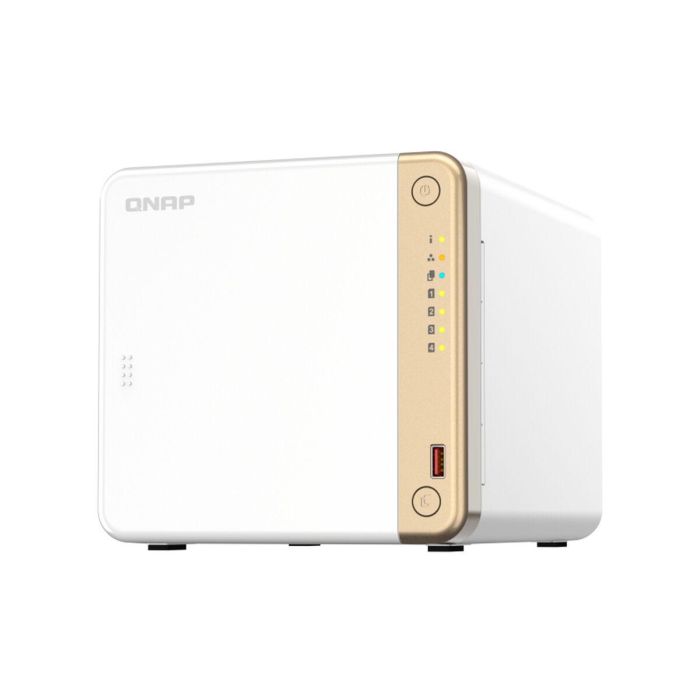 Almacenamiento en Red NAS Qnap TS-462-4G Blanco 1 Almacenamiento en Red NAS Qnap TS-462-4G Blanco 1