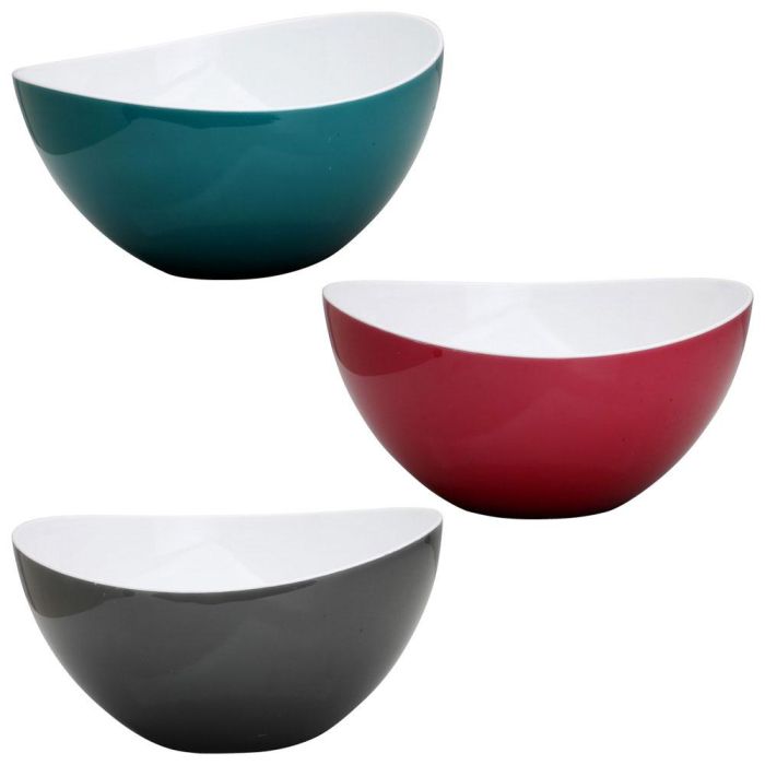 Home Deco Factory Ensaladera Bicolor Diámetro 26 cm Capacidad 3 L 2 Home Deco Factory Ensaladera Bicolor Diámetro 26 cm Capacidad 3 L 2